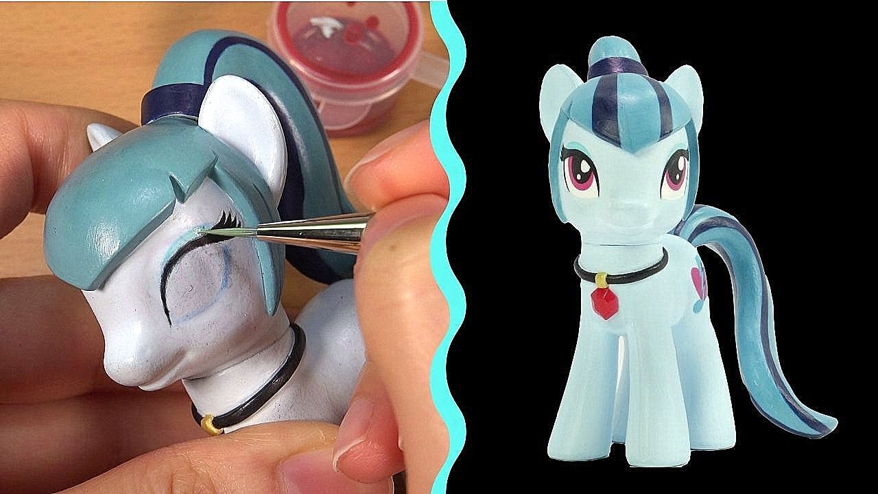Custom SONATA DUSK My Little Pony EQUESTRIA GIRLS Tutorial MLP DIY  | SweetTreatsPonies
