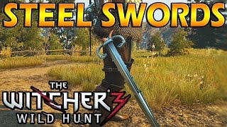 BEST WITCHER 3 STEEL SWORDS! (Relic & Crafted)