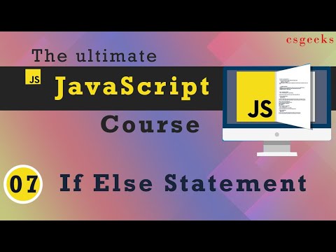 Learn JavaScript Tutorial 7 if else Statement - Mind Luster