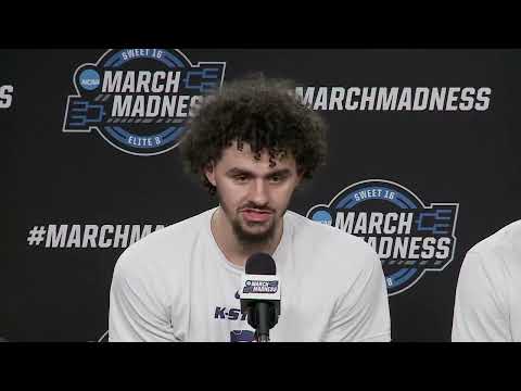 Jerome Tang, Keyontae Johnson & Ish Massoud preview Elite 8 game between K-State & Florida Atlantic