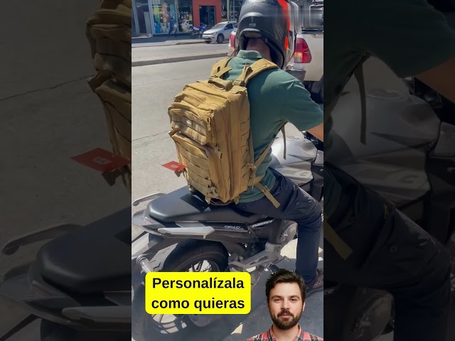 Vídeo relacionado con Parche Silicona para Mochila Táctica. Parche Cross Training Mochila militar