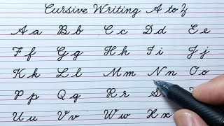 Cursive writing a to z | Cursive Writing abcd | Cursive letters abcd | Cursive handwriting practice