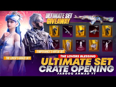 The Lover's Blessing Ultimate Crate Opening | Ultimate Set Giveaway | ???? PUBG MOBILE ????