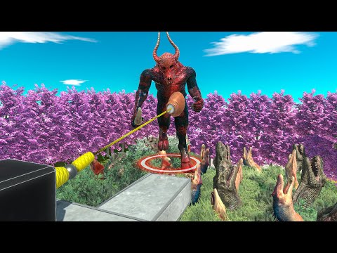 🔥DINOSAUR HEADS VS EVERY UNIT - Animal Revolt Battle Simulator