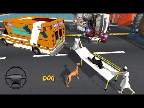 Dog Rescue Game - Animal Ambulance Driver 2019 - Ambulance Gameplay hd