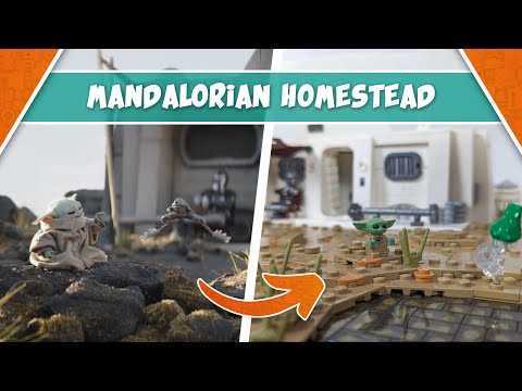 Mandalorian ending scene in LEGO | Star Wars MOC | @themandaloriancollab