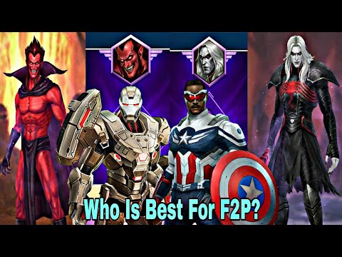 War Machine VS Falcon WBL Knull & Mephisto Comparison - Marvel Future Fight