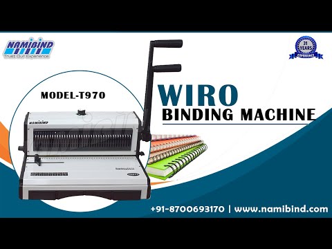 T970 Wiro Binding Machine