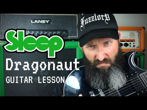 Matt Pike Sleep Guitar Lesson w/ TAB - Dragonaut - C Standard Tuning