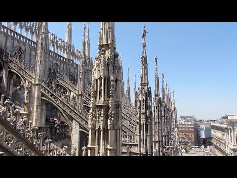 Exploring the Duomo di Milan | walking the top of the church
