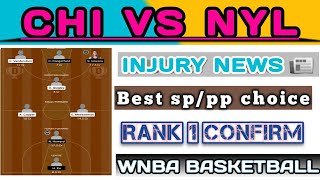 CHI VS NYL DREAM11 TEAM | CHI VS NYL WNBA BASKETBALL TEAM | CHI VS NYL DREAM11 PREDICTION | CHI_NYL