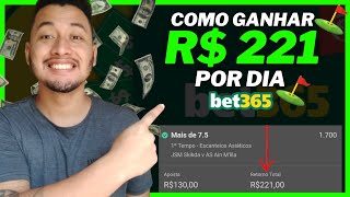 Como GANHAR R$ 221,00 Por dia na bet365  APENAS com um Clique  com essa estrategia (Fazendo ao vivo) thumbnail