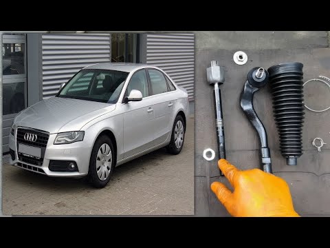 How To Replace Outer And Inner Tie Rods On AUDI A4 B8!