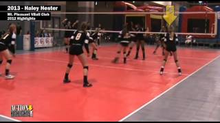 2013 Haley Hester - Volleyball - Club Team
