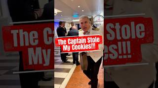 The Captain of the Carnival Firenze stole my cookies for the crew! (and helped pass them out) 🤣🥰