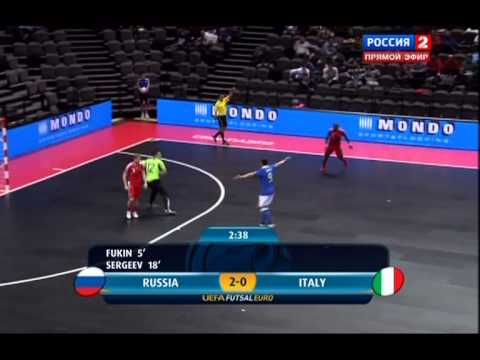 Futsal.Euro 2012.Group C Russia-Italy