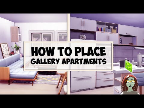 How to place Gallery Apartments! | Sims 4