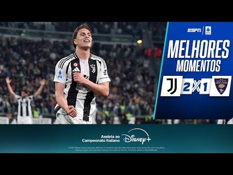 Gols e lances de Juventus x Lecce