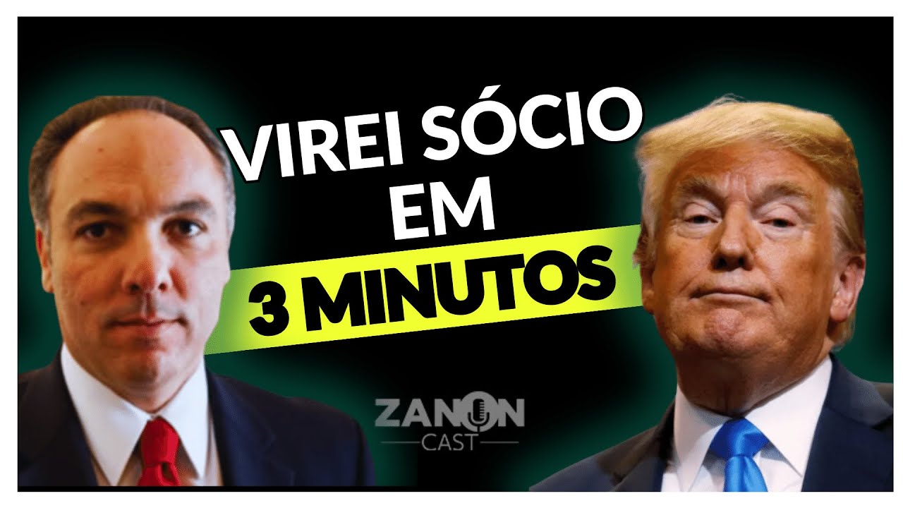 COMO RICARDO BELLINO VIROU SÓCIO DE DONALD TRUMP EM 3 MINUTOS | ZANON CAST