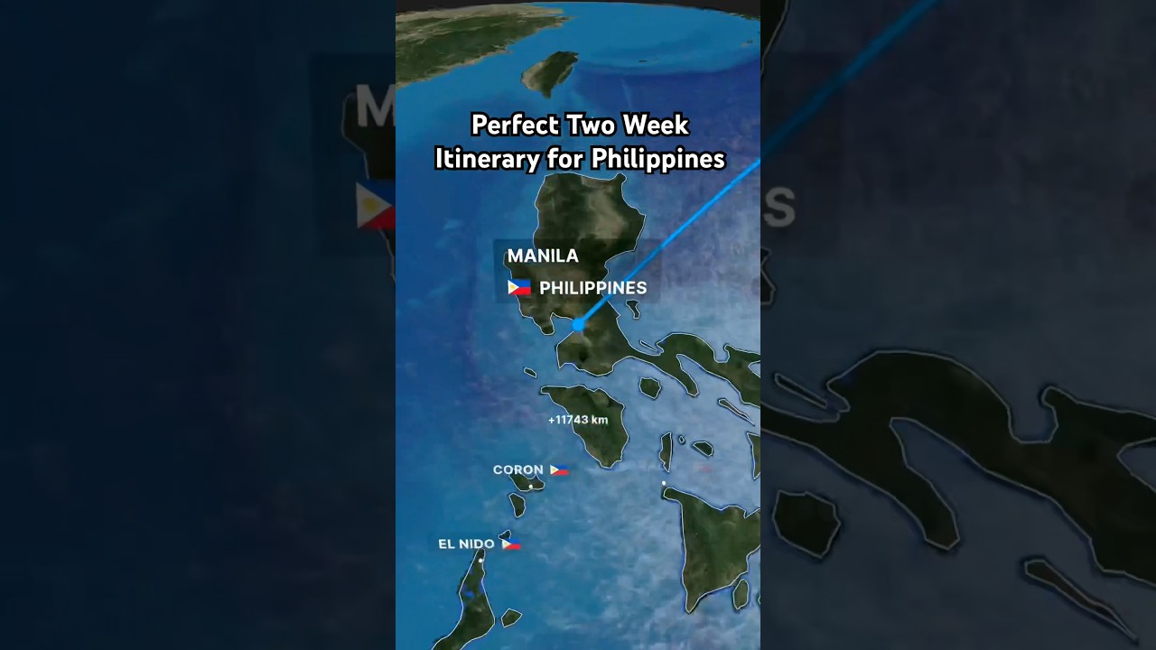 Perfect Two Week Itinerary for The Philippines! #travel #philippines #travellife #filipino