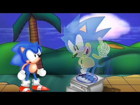 (DC2/SONIC) Sonic the hedgehog vs Extra life Sonic Animation
