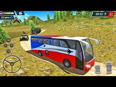 Offroad Army Bus Simulator 2019 - Android Gameplay HD