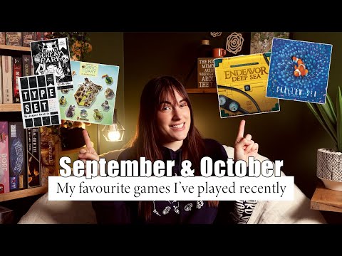 My favourite games I've played recently! | September & October 2025 Monthly Wrap Up!