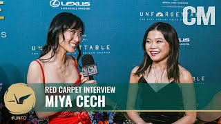 Miya Cech Keeps Her Cool on the Carpet | UNFO 2023 Red Carpet with Leenda Dong