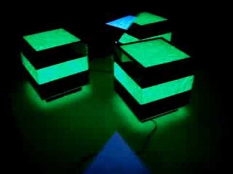 Lighted illusion bar tables