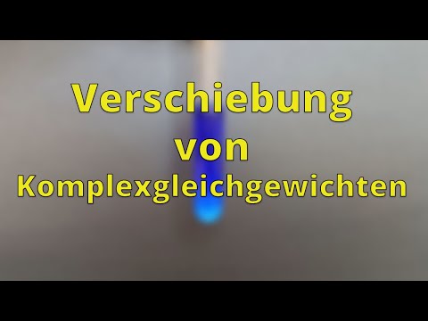 Gleichgewichtsverschiebung durch gekoppelte Gleichgewichte - Uni Experimente