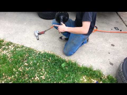 Scion TC trd spring install (front)
