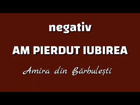 NEGATIV-AM PIERDUT IUBIREA (Amira din barbulesti playbak)