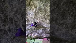 Video thumbnail of Trance, 8c. Peak District