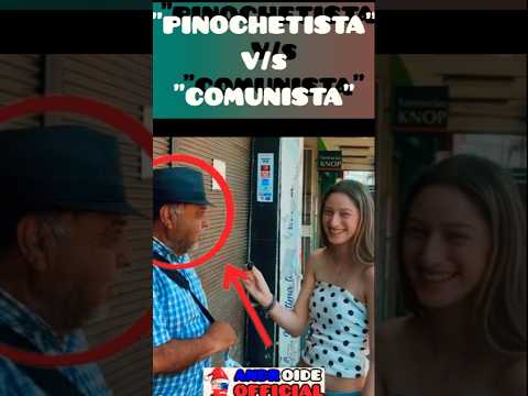 PINOCHETISTA SE TOPÓ CON UN COMUNISTA Y SE GRITARON DE TODO EN PLENA ENCUESTA CALLEJERA 😱 #shorts