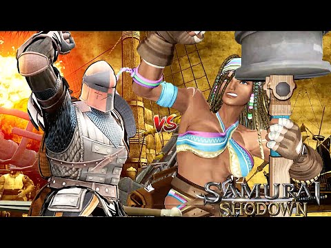 Samurai Shodow WARDEN vs DARLI DAGGER Max Level 5 Gameplay | Season Pass 2 DLC | Samsho 2019 | PS4