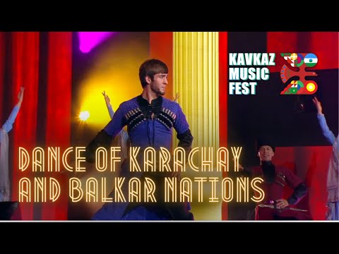 KAVKAZ MUSIC FEST | Balkaria Show | Balkarian dance "Inderbay"