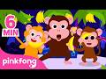 5 Little Monkeys Colorful Monkey Banana BEST Dance Along Pinkfong Official