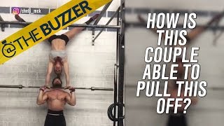 This couple sure can do some crazy things together in the gym by @The Buzzer