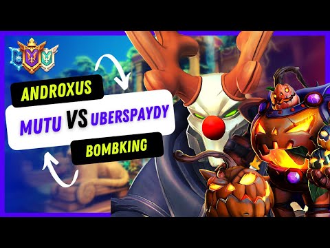 Mutu Vs Uberspaydy Insane Ranked Gameplay |  Androxus Vs BK |  Paladins Ranked Competitive