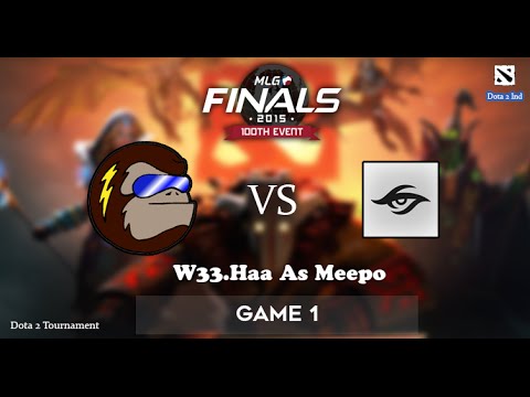 [ MLG World Finals 2015 ] Monkey Business vs Team Secret Game 1 - W33 Playing Meepo