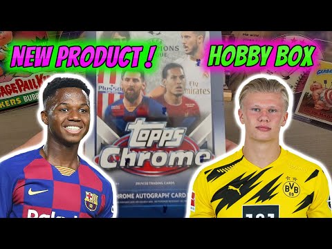 Erling Haaland First Pack Magic! 2019-20 Topps Chrome UEFA Champions League Hobby Box Rip! ⚽🔥