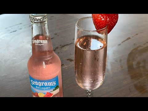 Seagram’s Escapes Mimosas Recipe | How To Make Brunch Mimosas | Mother’s Day | Ep. 533 🍓🍹| #shorts