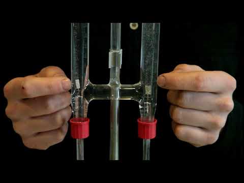 Toestel van Hofmann glasgedeelte