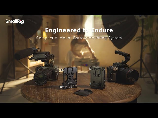 Vídeo relacionado con SMALLRIG V Mount Battery Plate,con Protector de Pantalla LCD, D-Tap/USB-C, Rig Compacto para Cámaras Mirrorless/DSLR, para Baterías NEEWER PS099E - 5228