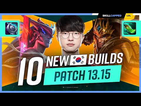 10 NEW KOREAN BUILDS to ABUSE on Patch 13.15 - League of Legends