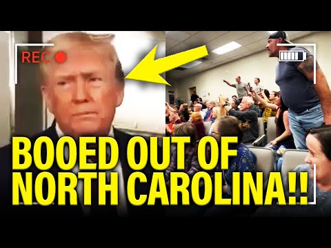 Trump PANICS as GOP is BOOED OUT OF NORTH CAROLINA!!!