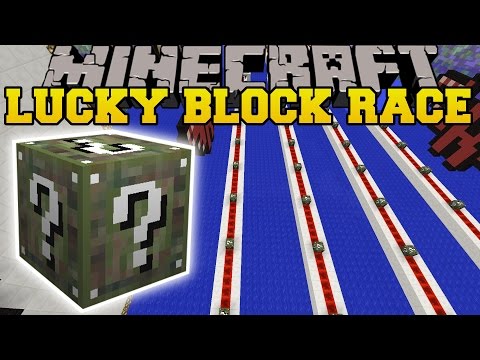 Minecraft: CONTRA CRAZY CAMO LUCKY BLOCK RACE - Lucky Block Mod - Modded Mini-Game