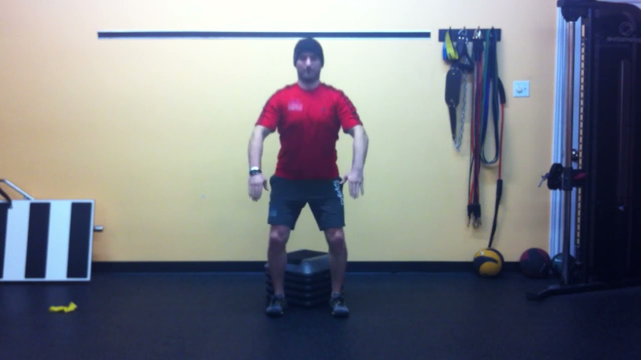 4. Level 4 Box Squat (Front View)