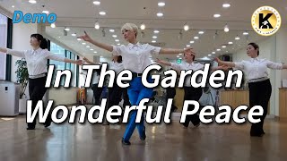 In The Garden/Wonderful Peace Linedance Worship (Demo) 킴스라인댄스워쉽팀 [Choreo: Kyungjoon P. &amp; Haemin M.]