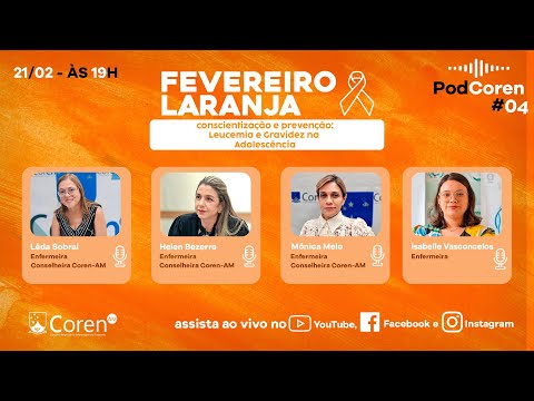 PodCoren: Debate sobre a conscientização e prevenção a leucemia e gravidez na adolescência é tema de podcast